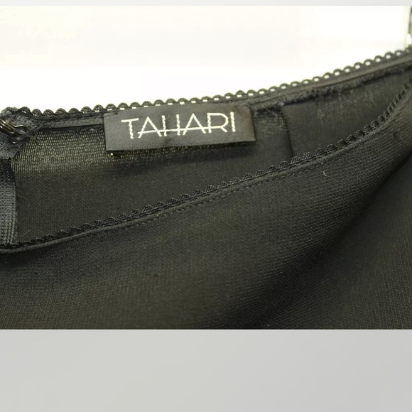 Vintage Tahari Women Skirt Black 29 Inches Mermaid A Line Sz 6 USA Made - Picture 3 of 12